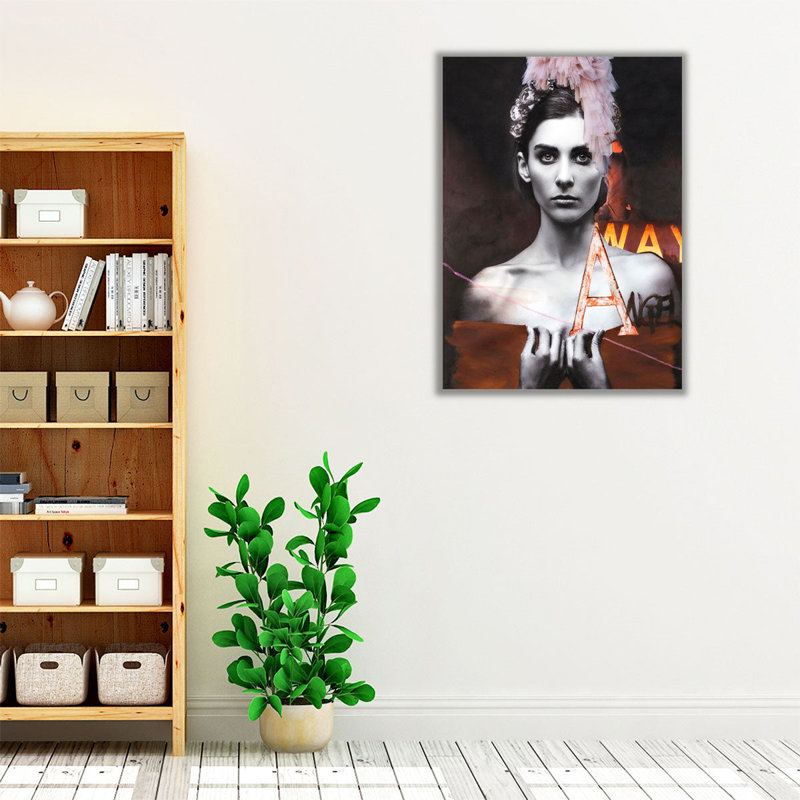 Ange 2 - reproduction d'art sur toile, H 16 po x l 12 po