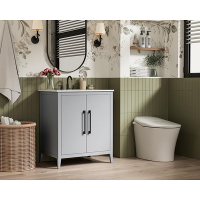 Meuble-lavabo simple 30 po