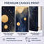 Constellation Wall Art, Abstract Starburst Canvas, Cemya-2090001402-2090001403