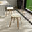 Hoxha Leather Round Dining Stool with Poplar Wood Legs and Swivel-1706171483