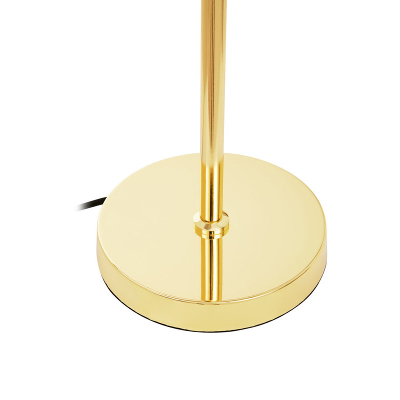 Ancel Metal Lamp, Gold, Clear