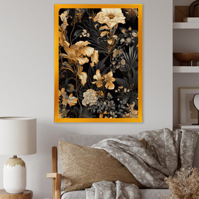 " Gold Tropical Leaf Serenade I "