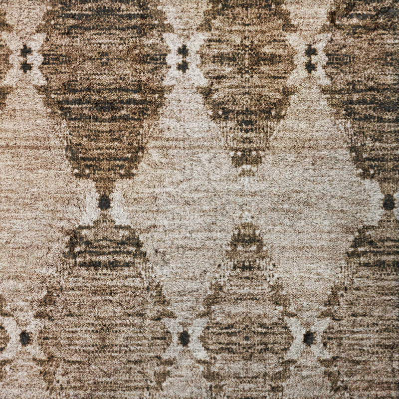 Tapis marocain de qualité supérieure à poils longs Dream Shag ADS610, Mocha, 10' x 14'
