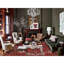 Tapis rouge en laine unique de 7 pi 9 po x 11 pi Wattenberg