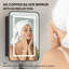 Ayyat Rectangle LED Mirror Cabinet with 3 Shelves, Wall Mounted Bathroom Storage-1846115584