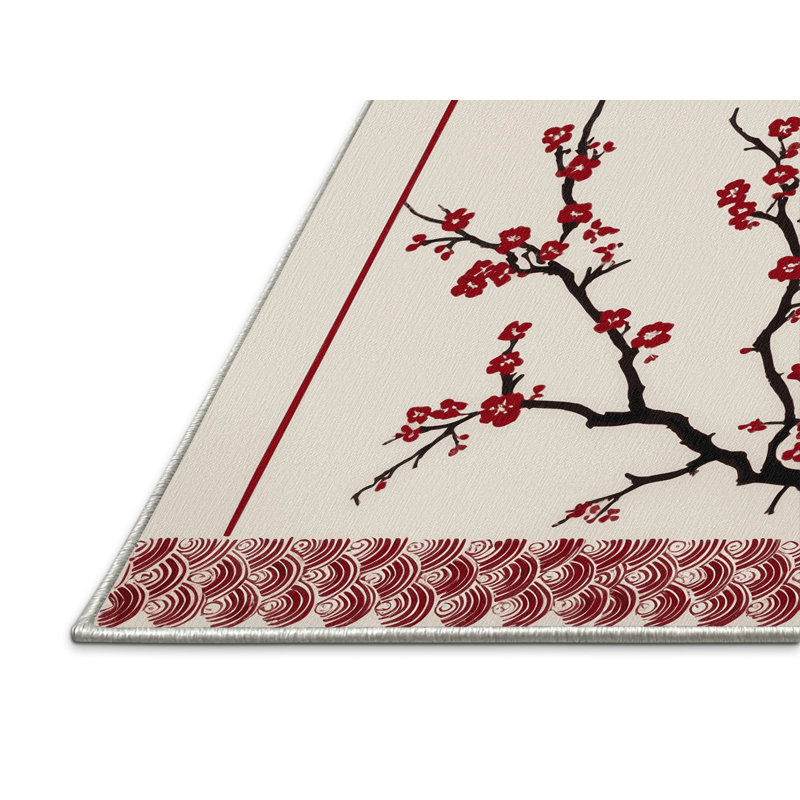 Blossom Ripples Rug, Square 7'