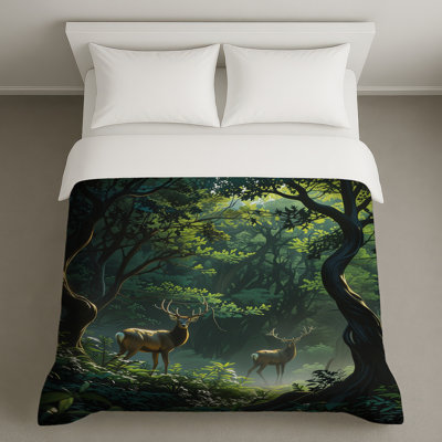 Housses de couette cerf dans la forêt