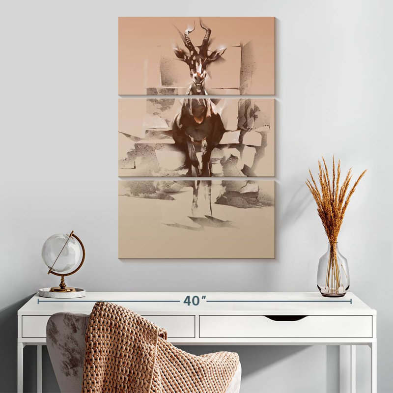 Brampt Antelope Abstract, 32" H x 20" W