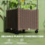 Lit de jardin mobile surélevé avec treillis réglable et système d'arrosage automatique pour la croissance verticale des plantes et une mobilité facile-491758292