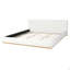 Elegant Upholstered Bed With Solid Wood Frame, King