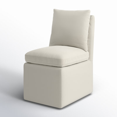 Chaise d'appoint rembourrée Alayaa