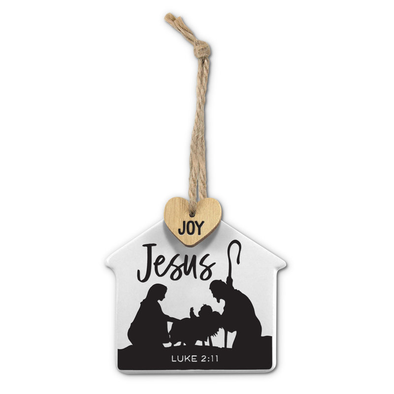 Ornement suspendu Stable Tag Jesus