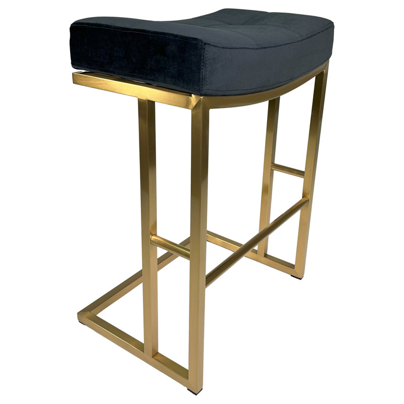 Tabouret de bar 26 po Bernadetta, Noir