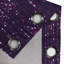 Rideau à œillets décoratif à 2 panneaux East Urban Home, fuchsia mauve foncé 50 po-1402398233