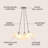 Aubrey 24" 3-Light Mid-Century Glam Frosted Glass Orb LED Chandelier