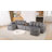 137.5" U-Shaped Modular Sofa with Wireless Charging, Movable Footrests & Smart Console, 8-in-1 Corduroy Sectional, No Assembly Required-2087189424