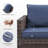 Naresa Wicker Outdoor Lounge Chair-1346076036