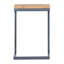 Table d'appoint moderne moderne - Structure et tas en bois de sapin naturel