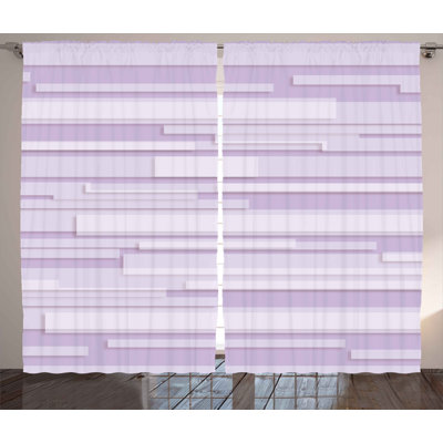 Semi Sheer Curtain Pair