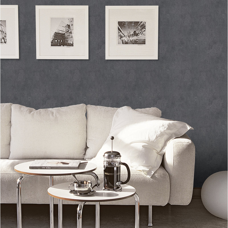 10m x 53cm Matte Wallpaper Roll, Black