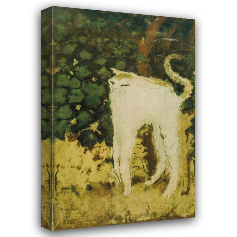 The White Cat, 40" H x 25" W