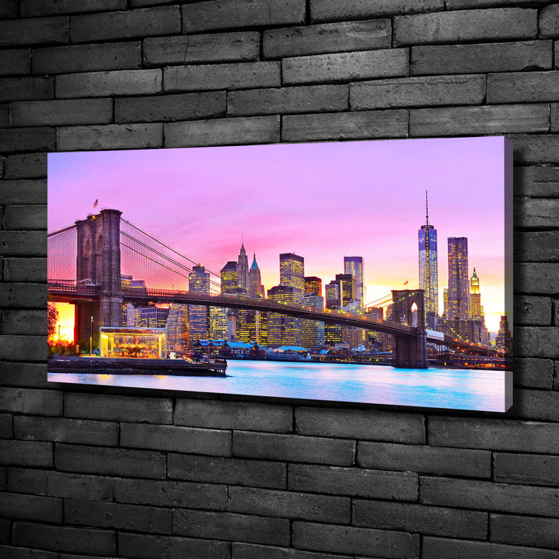 Manhattan New York - No Frame Print on Canvas