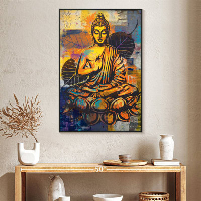 Bouddha assis en forme de lotus