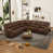 Reddish Brown Faux Leather