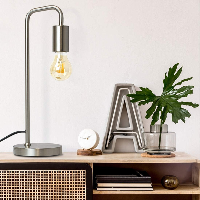 Metal Lamp, Silver