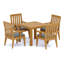 Caranas Outdoor 5 - Piece Teak Dining Set