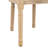 Amando 20" H Mid-Century King Louis Back Solid Wood Dining Side chairs, Brown, Velvet-235891064