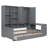 Wooden Daybed With Three Drawers,And All-In-One Cabinet,Desk And Shelves-1727623891-1727623890