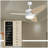 Light Pro 52 In. LED Indoor Smart Ceiling Fan With Remote Control-2074001940-2074001941