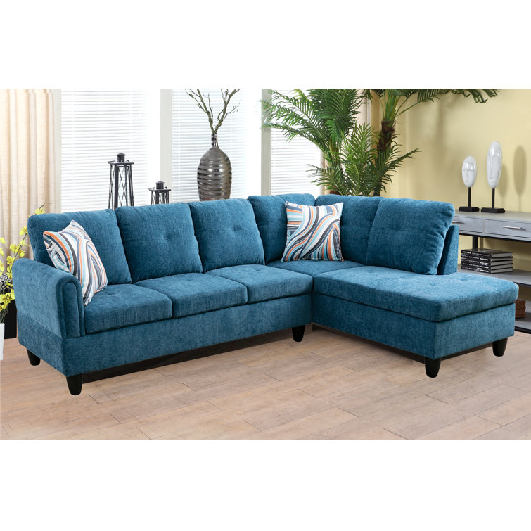 ( Right Arm Sofa Only Color Dark Grey Stock Photo Similar )  Miyanah 2 - Piece Upholstered Sectional