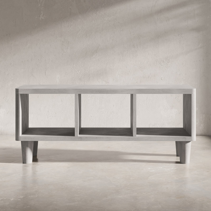 Console en bois massif Chertsey, Sea Drift Grey