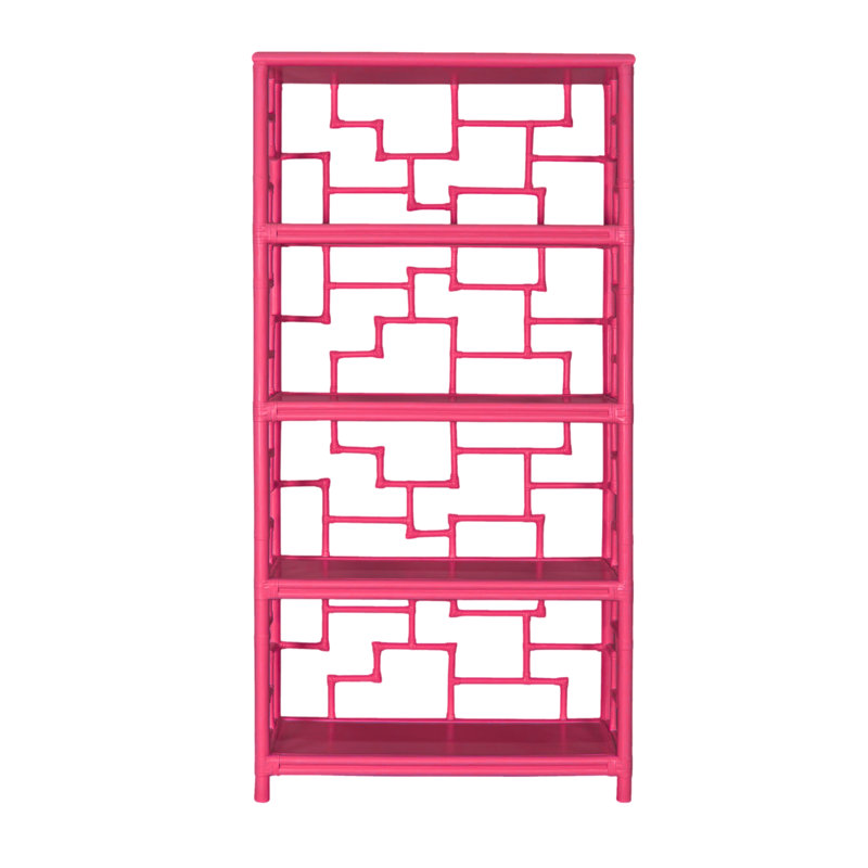 Bibliothèque Tibet H 72 "x l 36", Rose millennial