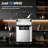 Ice Maker Countertop,40lbs/day, 24pcs Ready In 13 Mins,2 Ways To Add Water,self-cleaning Portable Compact, With Ice Scoop & Basket, Perfect For Home/kitchen/bar,silver