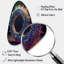Bunton - Abstract Spirals Fall Shape Art asymétrique en métal-109623209