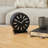 Traditional Mechanical Tabletop Clock in Black