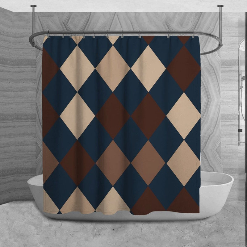 Rideau de douche Marthese Argyle, H 84 po x l 70 po