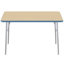 Table rectangulaire d'activité rectangulaire (24 po x 60 po), pieds réglables et pivotants standard-124582261-124943183-99105964