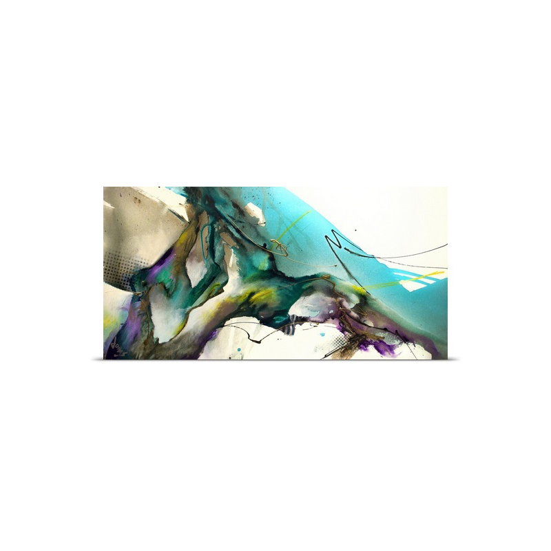 « Trust the flow » par Jonas Gerard, 30 po H x 60 po l x 1,5 P, Toile