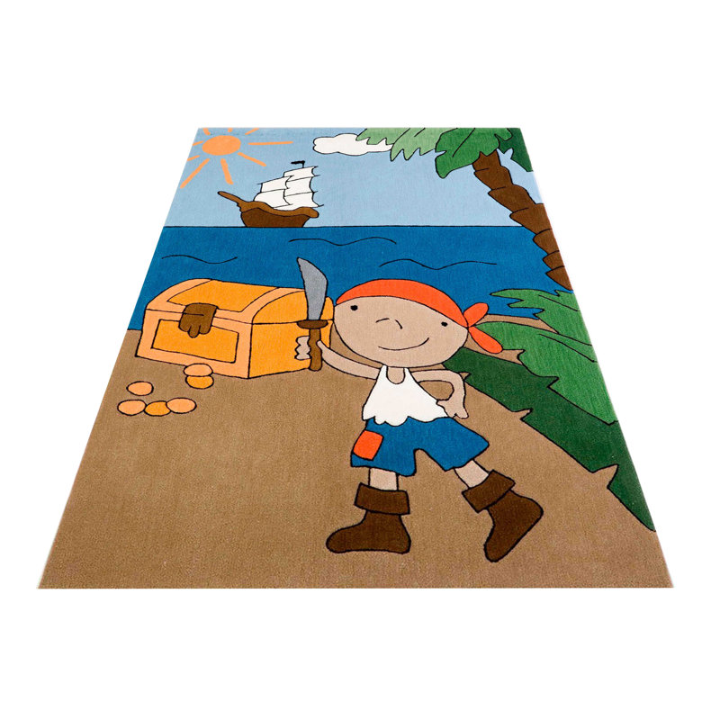 Solid Colour Hand Woven Area Rug, Rectangle 140 x 200cm