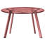 Table basse d'extérieur ronde en acier 27,5 po Cera-1387563221