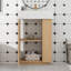 Meuble-lavabo 21,6 po avec lavabo en céramique