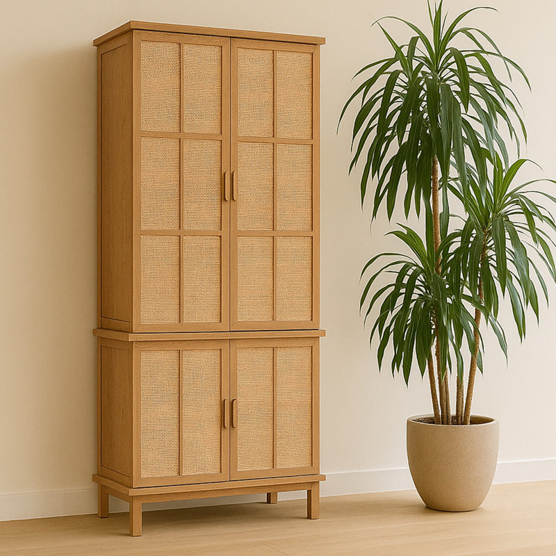 Armoire haute naturelle Seymour