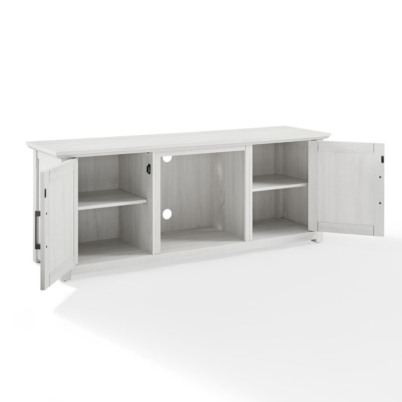 Rozier Unfinished TV Stand for TVs up to 65", White Wash
