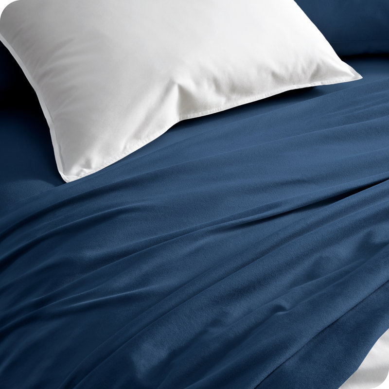 Organic Cotton Jersey Full Sheet Set in Forest Green