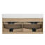 Meuble-lavabo mural avec lavabo et tiroirs-705598948