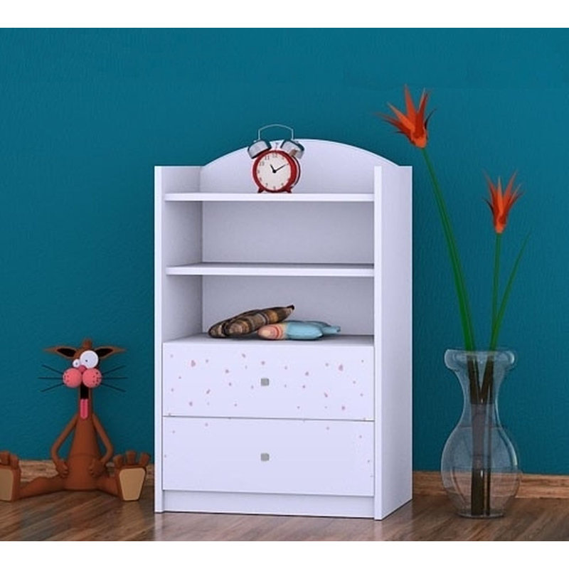 Nadia 96cm H Kids Cube, 92cm H x 60cm W x 34cm D, White